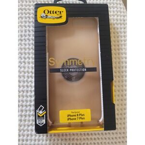 OtterBox Symmetry 8 Plus 7 Plus Case PopSockets PopGrip Tan 77-56941